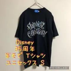 【美品】Disney RESORT ディズニーリゾート 35周年 Tシャツ 黒