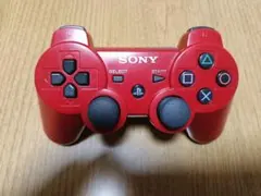 純正 PS3 デュアルショック3 コントローラー レッド 基盤内部清掃済