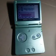 ジャンク❗訳あり❗GBASP ゲームボーイアドバンスSPエメラルドグリーン激レア