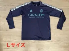 GIRAUDM 長袖シャツ ネイビー Ｌサイズ