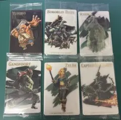 ゼルダの伝説 ティアキン カード ツインウエハース まとめ売り 6枚セット