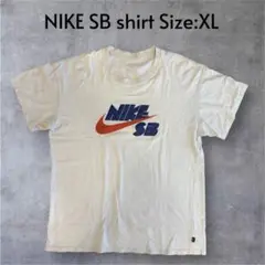 【日本未発売】Nike SBロゴ ナイキ Tシャツ XL相当 白