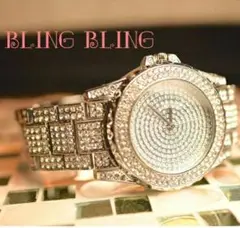 A☆安心のメルカリ便☆新品☆ラグジュアリー☆BLING BLING腕時計☆