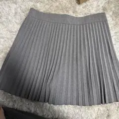 ZARA グレー プリーツスカート XS