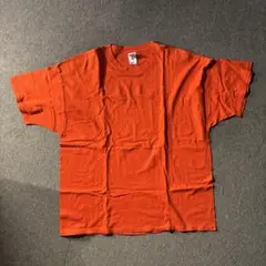 FRUIT OF THE LOOM 00s XXXL オレンジ Tシャツ 無地