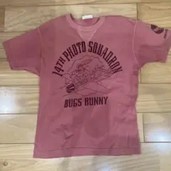 【TOYS McCOY】バックスバニー　Tシャツ　フェード　ピチT ミリタリー