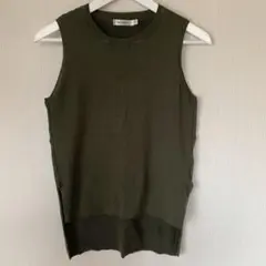 【マウジー】ニット ノースリーブタンクトップ
