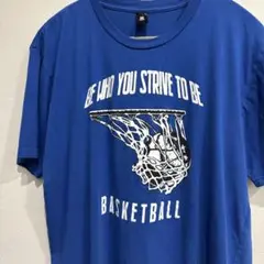 BASKETBALL BLUE TEE 【Ｌサイズ】