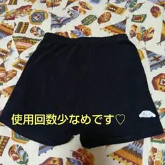 一分丈　スパッツ　シナモロール　120cm　黒パン インナーパンツ