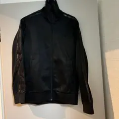 adidas ブラック ジャージジャケット
