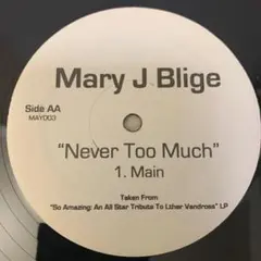 Mary J. Blige – Never Too Much 12inch