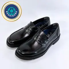 【美品】 RENICA DELIO　黒いタッセル付きレザー ローファー２4EE 美品】 RENICA DELIO 黒いタッセル付きレザー ローファー24EE