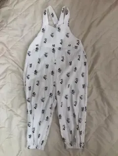 しまむらコラボ ミッキー サロペット オールインワン 総柄