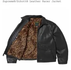 Supreme/Schott leather racer jacket