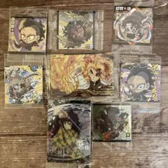 鬼滅の刃シール.カード８枚セット