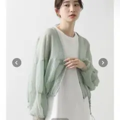 新品❗️シアーシャーリングVネックブルゾン
