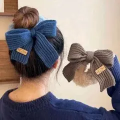 ヘアゴム 2個 シュシュ