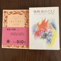 「突然炎のごとく 」・「箴言と考察」全2冊セット