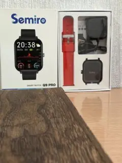 Semiro Q9 PRO スマートウォッチ レッド