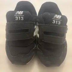 New Balance 313 黒 ベルト付き13センチ