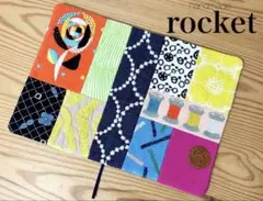 ハンドメイド パッチワーク ブックカバー 手帳カバー 文庫本 ミナペルホネン 2