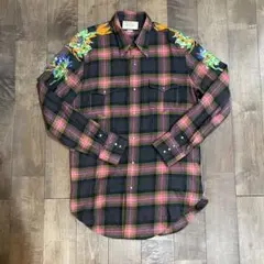 Gucci 2018AW チェックウールシャツ L