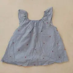 H&M ストライプシャツ&ピンクチュニック2枚セット