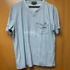 Y.LIFE.SOCIETY Vネック Tシャツ ポケット付き