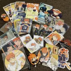 ハイキュー 日向翔陽ひなたしょうよう グッズ まとめ売り 缶バッジ ステッカー