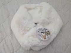 マグネットスカーフ ホワイト ファー