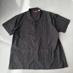 SOBRINO キューバ シャツ 半袖 ブラック キューバシャツ 90s 00s