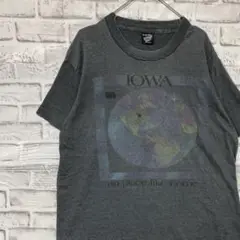 USA製90sヴィンテージTシャツ！シングルステッチ　グレー半袖古着　XL 16