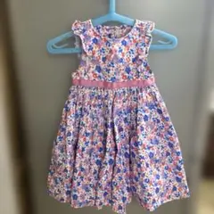Jojo Maman Bebe 花柄ノースリーブワンピース　110cm