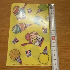 Baskin Robbins アイスクリームクリアファイル