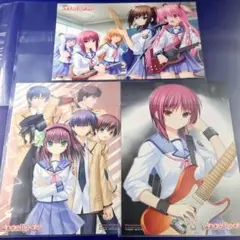 AngelBeats!　ガラガラくじ　ポストカード　 岩沢雅美 他3枚セット