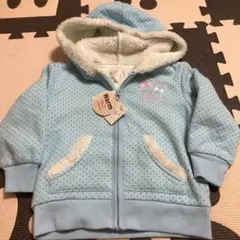 新品未使用　マザウェイズ　裏ボア　もこもこパーカー　サイズ97