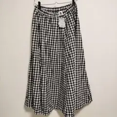 新品 moz ギンガムチェック フレアスカート L