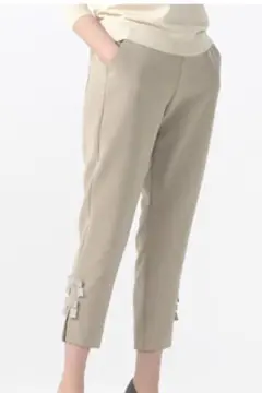 &LOVE 幸せキラキラリボンのスタイリッシュパンツ LL
