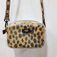 UGG アグ ジェニー クリア シープスキン ショルダーバッグ ヒョウ柄