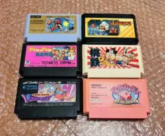 【FCソフト6本セット・任天堂・ファミコン】xax