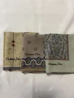 Christian Dior ハンカチセット 3枚