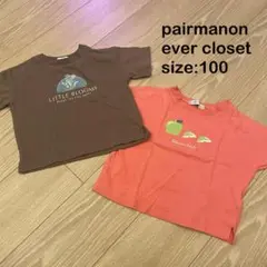 ペアマノン　エバークローゼット　半袖Tシャツ