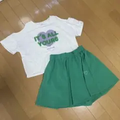 ベイフロー　キッズ120 ショートパンツTシャツ2点セット
