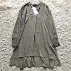 【2024年新品未使用】アンタイトル チュニック　とろみ　ワンピース　ティアード