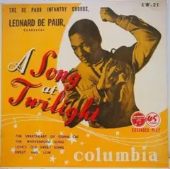 レオナルド・デ・ポーア SONGS AT TWILIGHT 4曲入り黒人唱歌