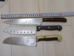 266【ジャンク】　包丁　3本セット　まとめ　調理器具