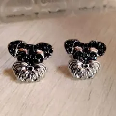 犬ピアス　シュナウザー　ピアス【IP565】
