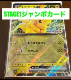 ポケモンメガスタンプラリー　JR2025 ジャンボカード ピカチュウ