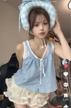 【大人気】インフルエンサー 元めるぷち おさきちゃん着用トップス