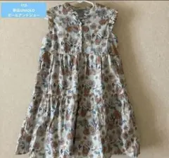 【新品 匿名】PAUL & JOE 花柄ノースリーブワンピース 110